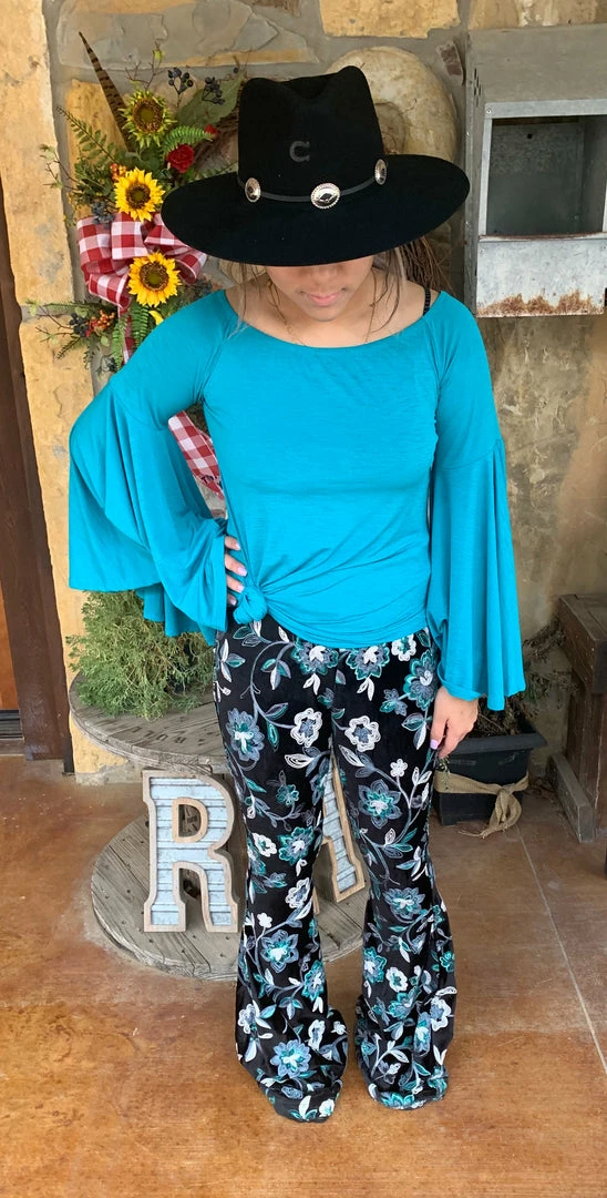 The Ranch House Sale Silverado Velvet Flower Child Blue Bell Bottoms 3 The Ranch House Sale Silverado Velvet Flower Child Blue Bell Bottoms