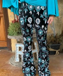 The Ranch House Sale Silverado Velvet Flower Child Blue Bell Bottoms