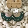 The Ranch House Turquoise Half Moon Earrings Accessories