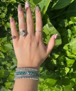 The Ranch House Accessories Almost Sideways Turquoise Cuff