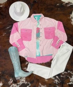 Pol Clothing Outerwear Pretty In Pink Jacket