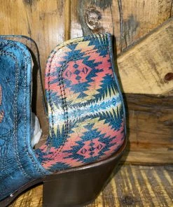 Ariat Dixon Pendleton In Aged Turquoise/Night Dance