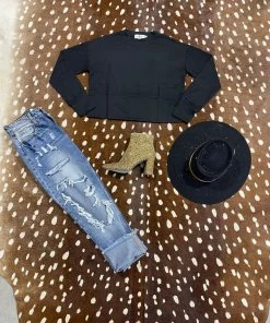 MOLLIE BRACKEN Sale The Perfect Slightly Cropped Top