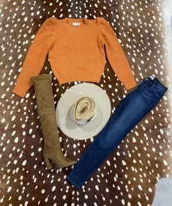 MOLLIE BRACKEN Women Pumpkin Pie Sweater