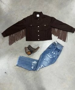 Le Lis Sale All About That Fringe Jacket