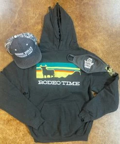 The Ranch House Rodeo Time Hoodie By Dale Brisby Sale