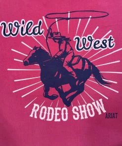 Ariat Wild West Rodeo Show Cropped Tee Tops