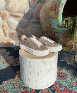 Betsey Johnson Sidny Rhinestone Sneakers - 2 Women