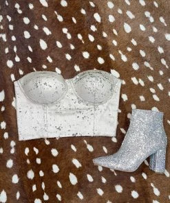 Davi & Dani Shine Bright Sequin Sun Top Women