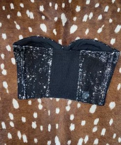 Davi & Dani Shine Bright Sequin Sun Top Women