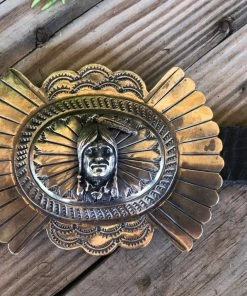 The Ranch House Accessories Barbosa Indian Chief Concho Belt