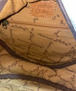 American Darling Rosenberg Tooled Leather Circle Purse Bags