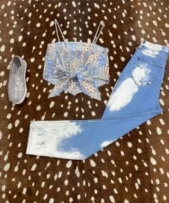 Bae Vely Women Daisy Duke Crop Top