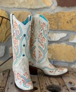 The Ranch House Collections Corral "Coral Reef" Boot
