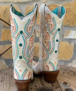 The Ranch House Collections Corral "Coral Reef" Boot