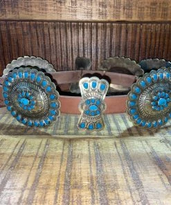 The Ranch House Barbosa Rainbow Concho Belt 11 The Ranch House Barbosa Rainbow Concho Belt