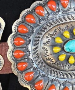 The Ranch House Barbosa Rainbow Concho Belt