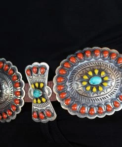 The Ranch House Barbosa Rainbow Concho Belt