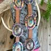 The Ranch House Accessories Barbosa Serape Silver Belt