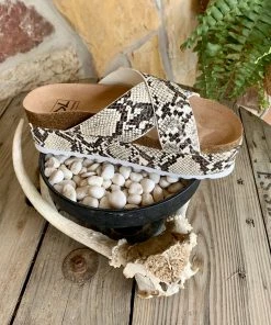 The Ranch House Push It Snake Sandal Sale