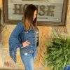 The Ranch House Scully Denim Fringe Jacket