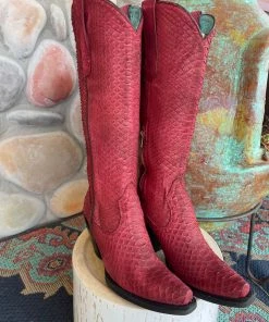 Corral Collections Ruby Red Python Boots