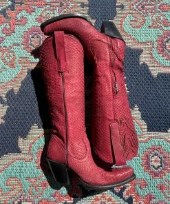 Corral Collections Ruby Red Python Boots