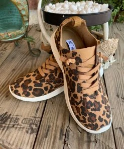 The Ranch House Runnin' Wild Leopard Sneakers Sale