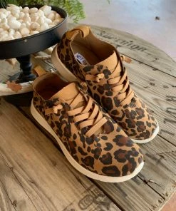 The Ranch House Runnin' Wild Leopard Sneakers Sale