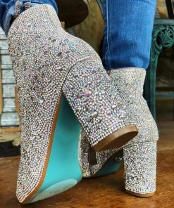 The Ranch House Shoes Betsey Johnson SB Cady Rhinestone World Bootie