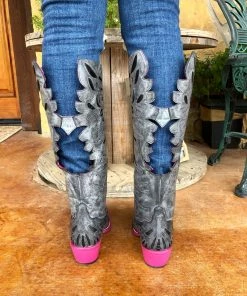 The Ranch House Texi Boots Fly Girl Pink Sole Boots Women