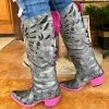 The Ranch House Texi Boots Fly Girl Pink Sole Boots Women