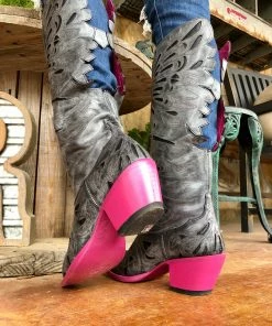 The Ranch House Texi Boots Fly Girl Pink Sole Boots Women