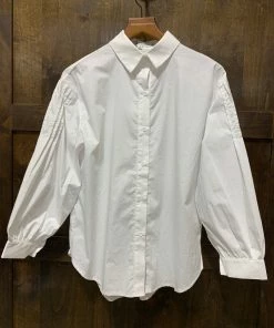 MOLLIE BRACKEN The Basic White Button Down