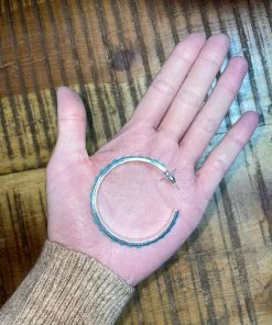 West & Co. Hoopin' Turquoise Hoops