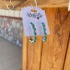 West & Co. Accessories Turquoise Space Cowgirl Hoops