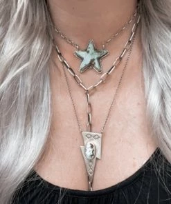 The Ranch House Accessories The Turquoise Star Necklace