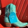 Women Lane Saratoga Taos Turquoise Bootie