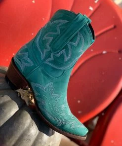 Women Lane Saratoga Taos Turquoise Bootie