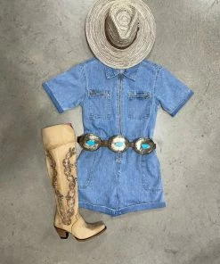 Molly Bracken Zip Me Up Romper Women