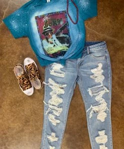 The Ranch House Cut To The Chase Distressed Jeans