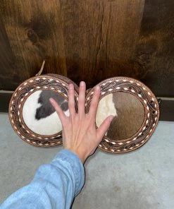 American Darling Rosenberg Cowhide Circle Purse