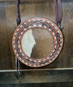American Darling Rosenberg Cowhide Circle Purse