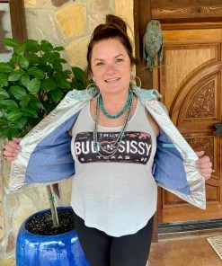 The Ranch House Scully Metallic Dreams Jacket Women