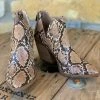 The Ranch House Shoes Steve Madden Alyse Snake Bootie