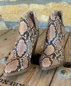 The Ranch House Shoes Steve Madden Alyse Snake Bootie