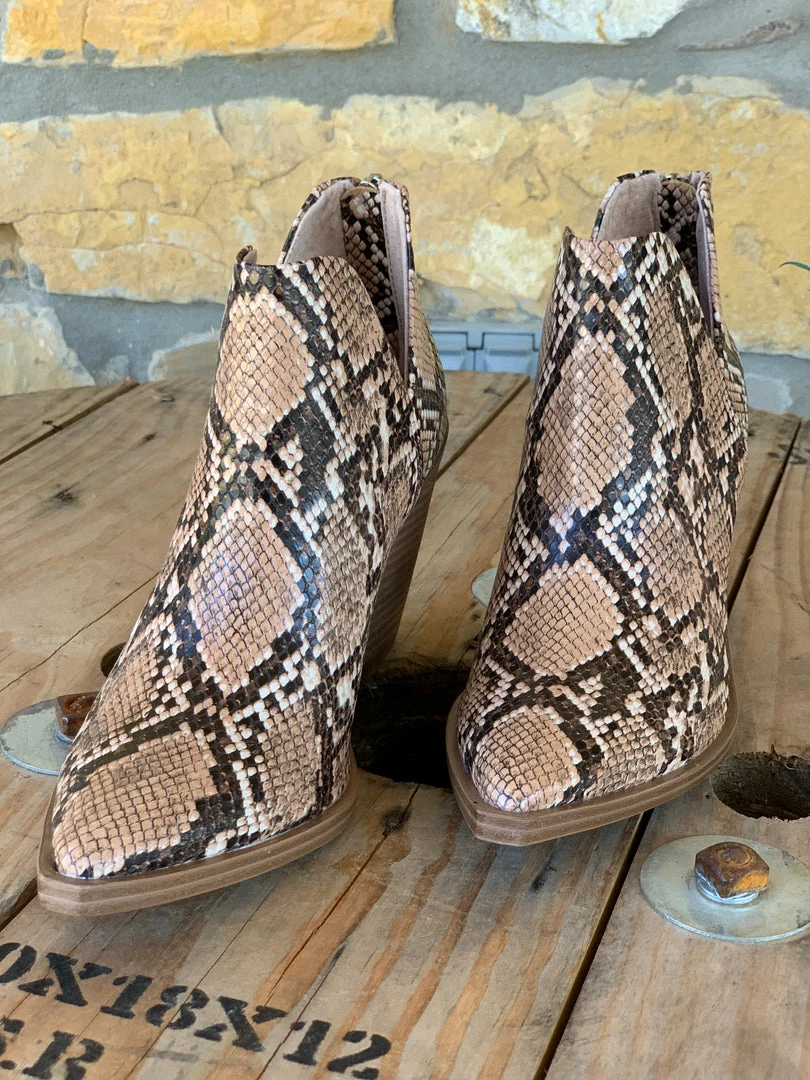 The Ranch House Shoes Steve Madden Alyse Snake Bootie 4 The Ranch House Shoes Steve Madden Alyse Snake Bootie