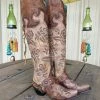 Corral Romance And The Rose Tall Boot - Chocolate/Sand