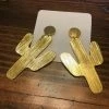 The Ranch House Jewelry Gold Cactus Earrings