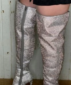 Steve Madden Wonders Rhinestone Knee High Boot